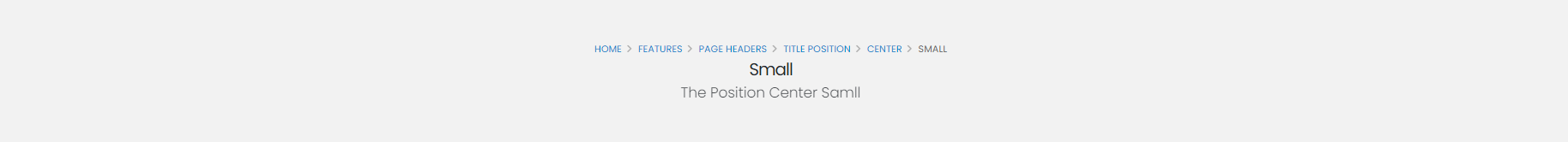 The Position Center Small
